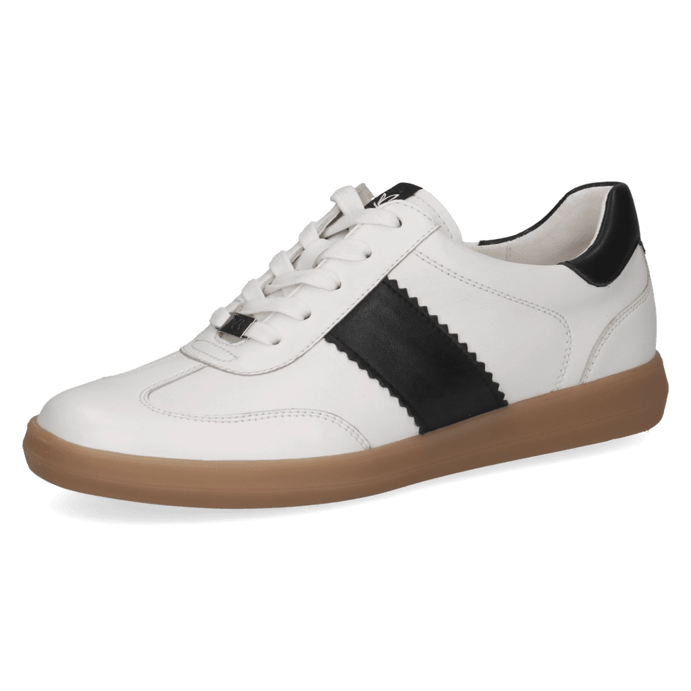 Caprice belo-crne kožne patike 9-23705-44-109