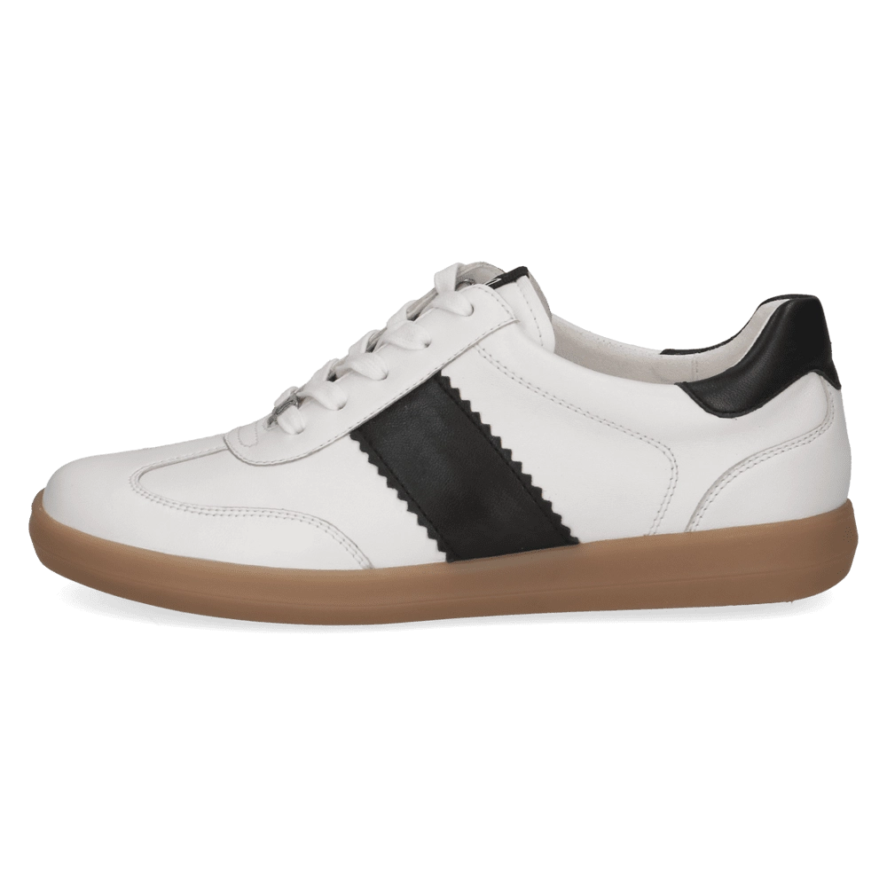 Caprice belo-crne kožne patike 9-23705-44-109