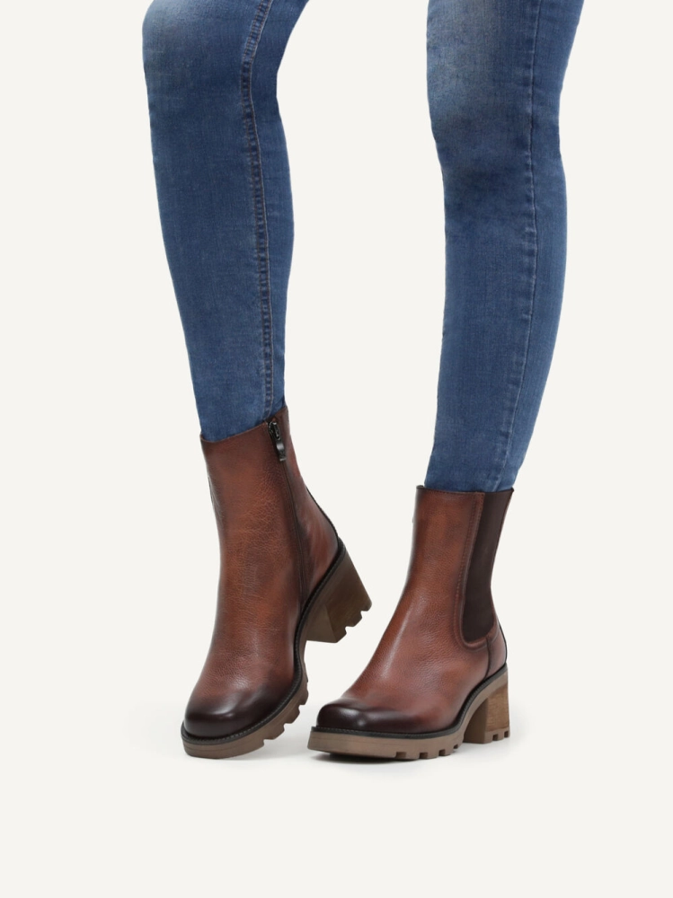 Caprice braon kožne čizme 9-25425-41-303