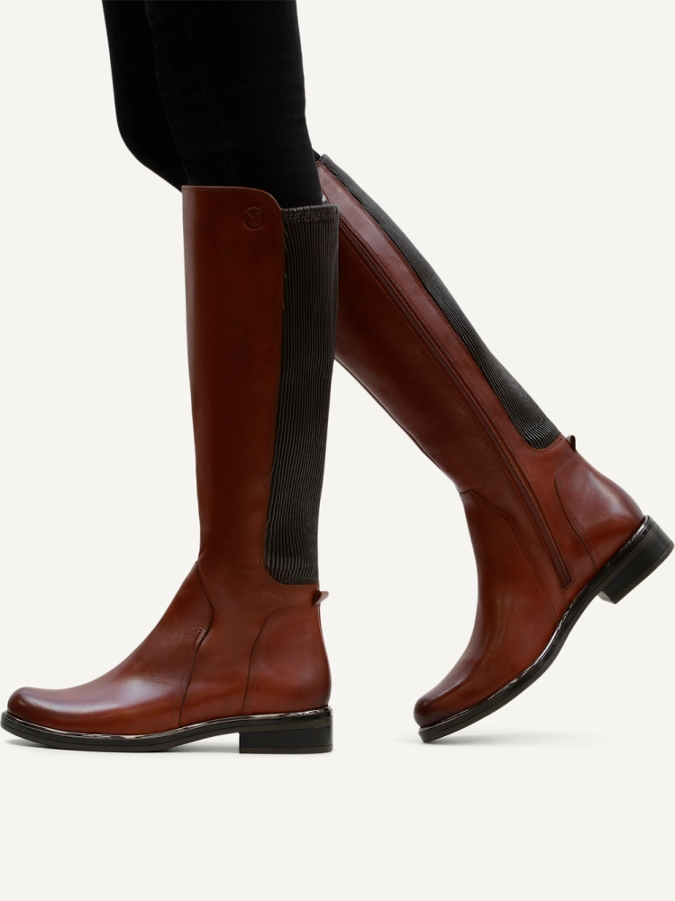 Caprice braon kožne čizme 9-25513-41-313