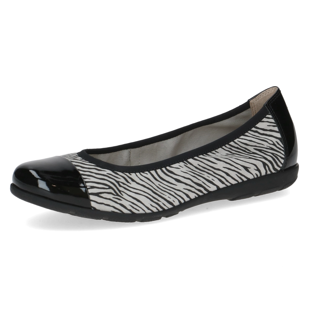 Caprice zebra kožne baletanke 9-22152-41-007