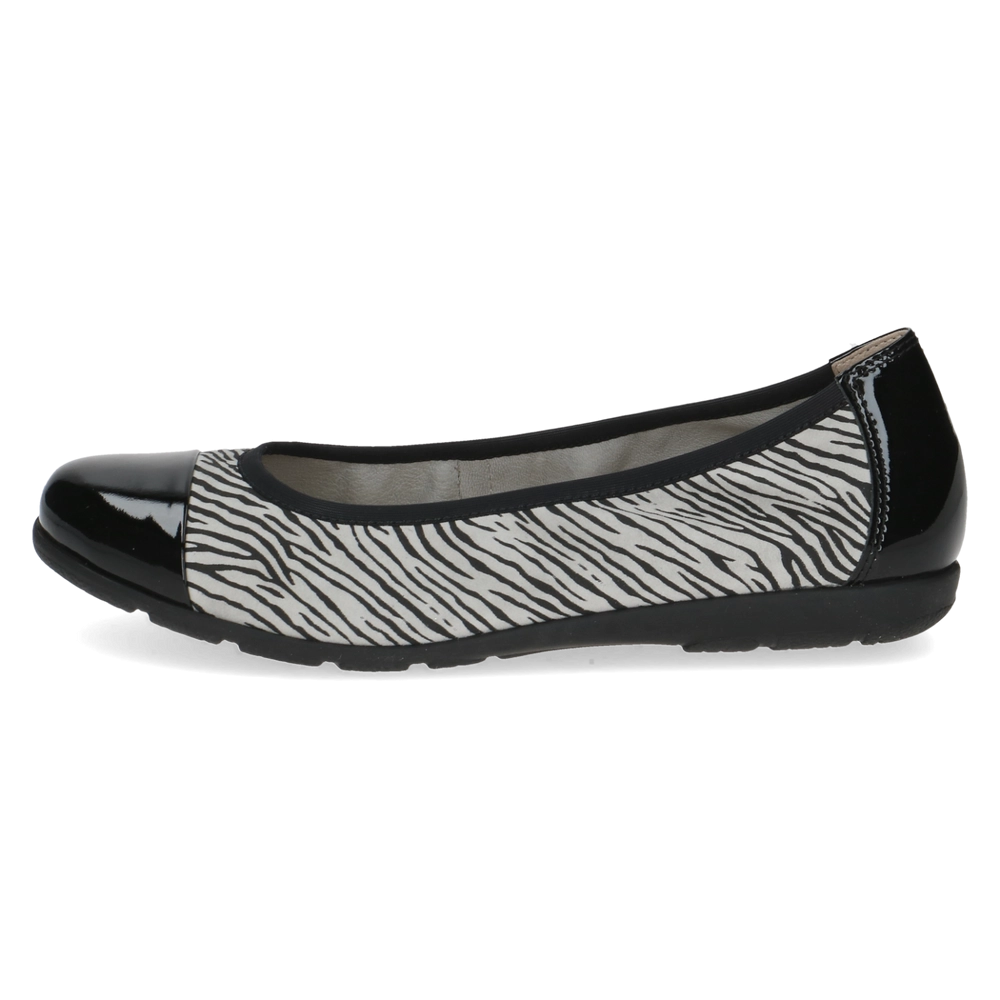 Caprice zebra kožne baletanke 9-22152-41-007
