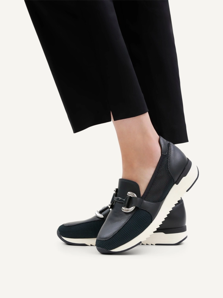 Caprice teget ženske kožne mokasine 9-24536-42-880