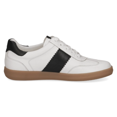 Caprice belo-crne kožne patike 9-23705-44-109