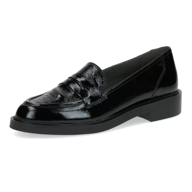 Caprice crne kožne cipele 9-24206-41