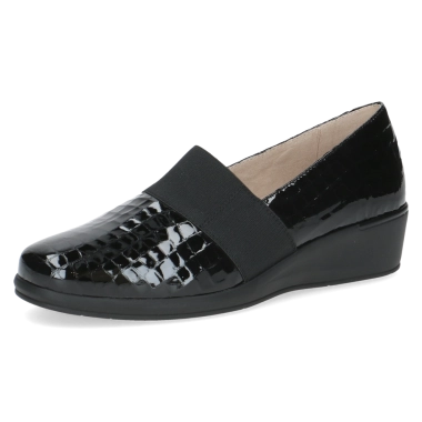 Caprice crne kožne cipele 9-24351-45-014