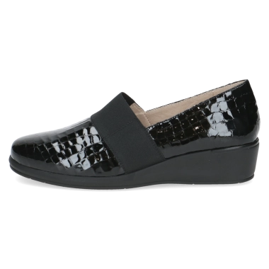 Caprice crne kožne cipele 9-24351-45-014