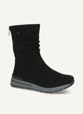 Caprice crne kožne čizme 9-25412-43-004