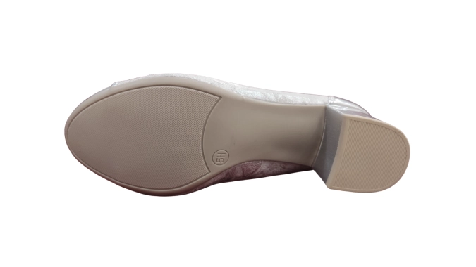 Caprice srebrne kožne cipele 9-22404-26-956