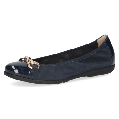 Caprice teget kožne baletanke 9-22172-42-880