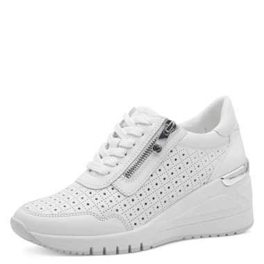 Marco Tozzi bele kožne patike 2-23501-44-100