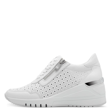 Marco Tozzi bele kožne patike 2-23501-44-100