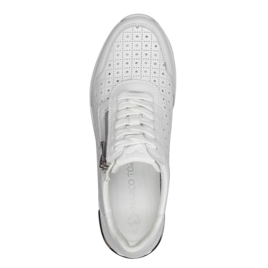 Marco Tozzi bele kožne patike 2-23501-44-100