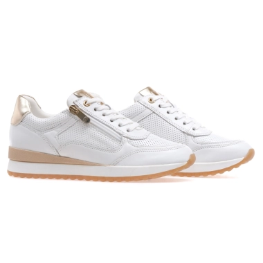 Marco Tozzi bele kožne patike 1-23719-44-100 