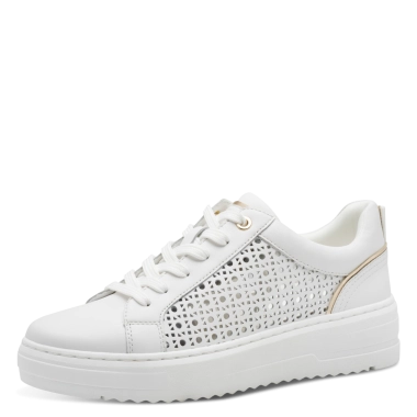 Marco Tozzi bele kožne patike 2-23798-44-197