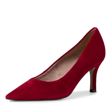 Tamaris crvene kožne štikle 1-22434-41-500