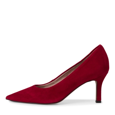 Tamaris crvene kožne štikle 1-22434-41-500