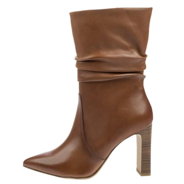 Tamaris konjak ženske kožne čizme 1-25341-27-305