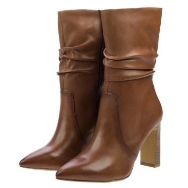 Tamaris konjak ženske kožne čizme 1-25341-27-305