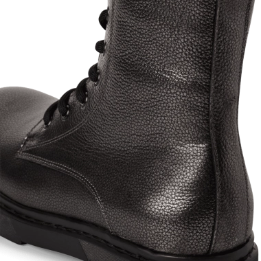 Tamaris pewter kožne čizme 1-25054-41-915
