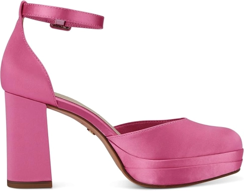Tamaris roze satenske sandale 1-1-24406-20