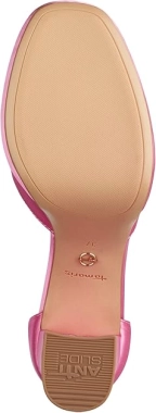 Tamaris roze satenske sandale 1-1-24406-20