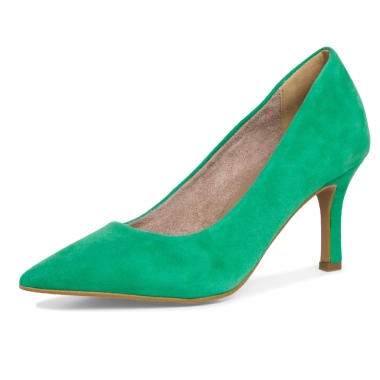 Tamaris zelene kožne štikle 1-22434-20-513