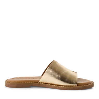 Tamaris zlatna kožne papuče 1-27135-42-933
