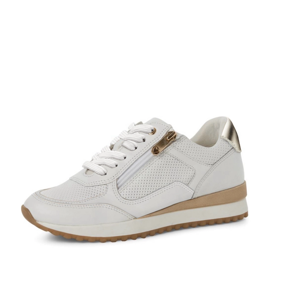 Marco Tozzi bele kožne patike 1-23719-44-100 