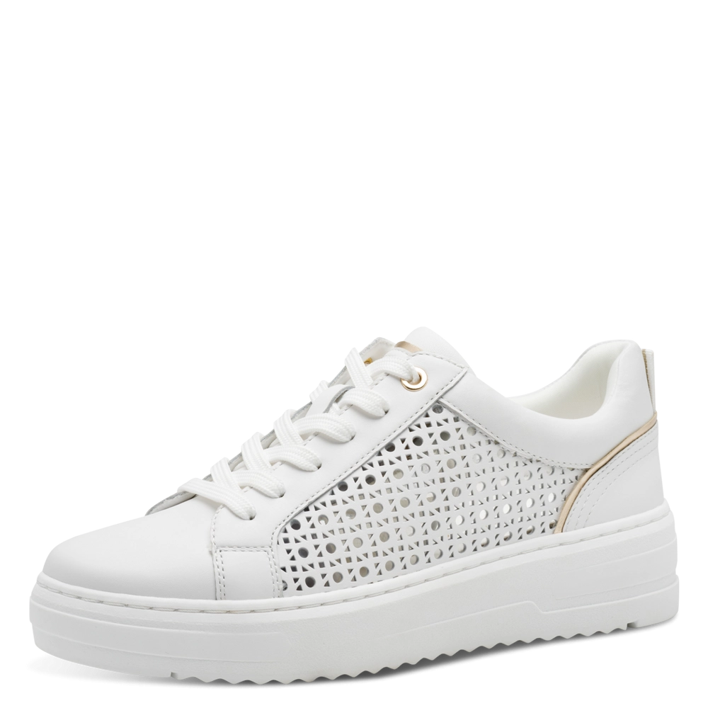 Marco Tozzi bele kožne patike 2-23798-44-197