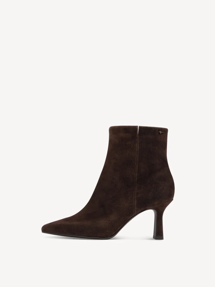 Tamaris braon kožne čizme 1-25358-45-304