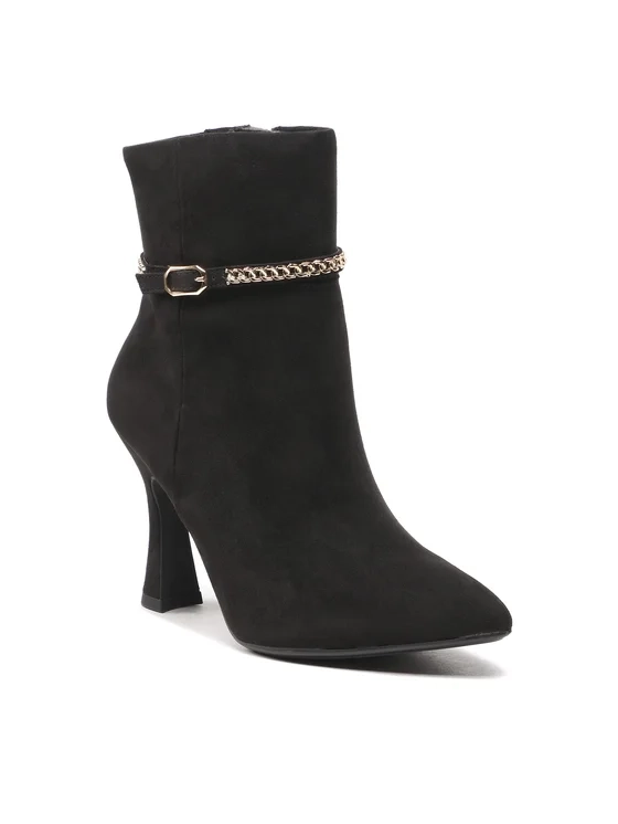 Tamaris crne kožne čizme 1-25014-47-001