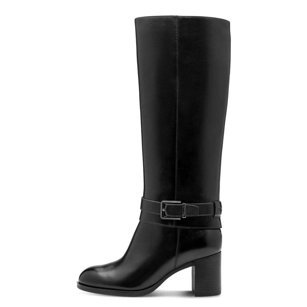 Tamaris crne kožne čizme 1-25533-45-003