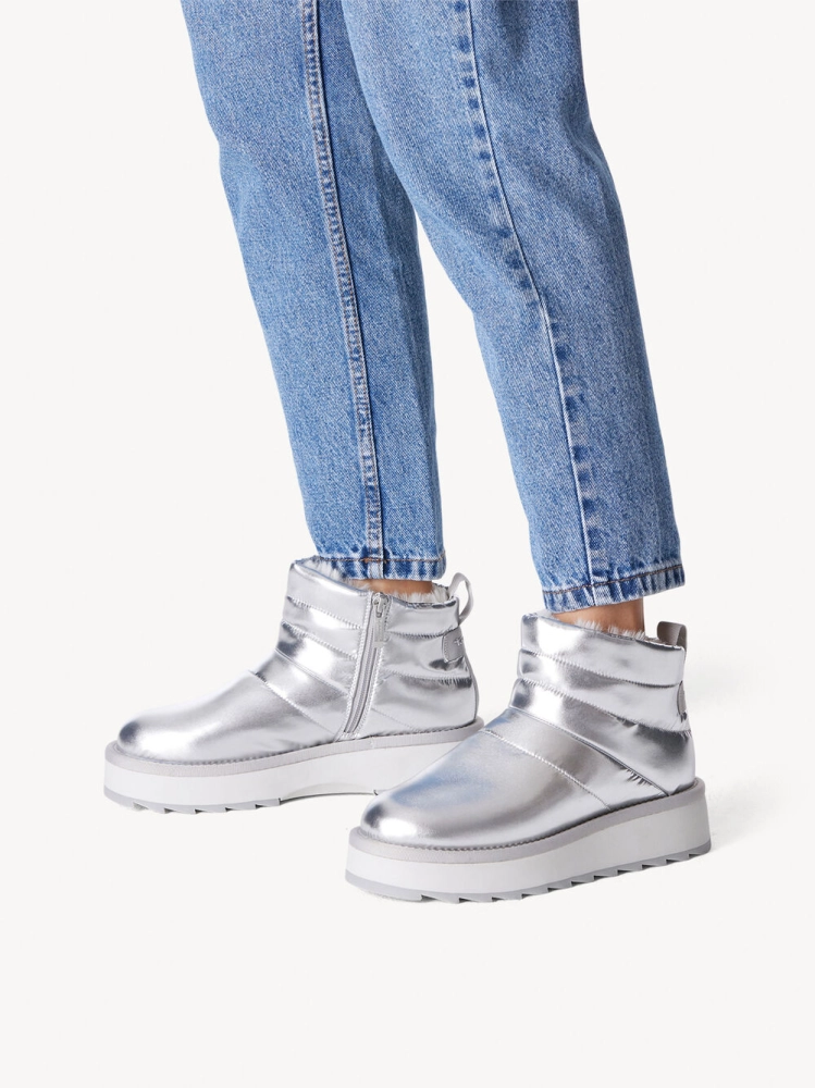 Tamaris srebrne čizme 1-26821-41-941